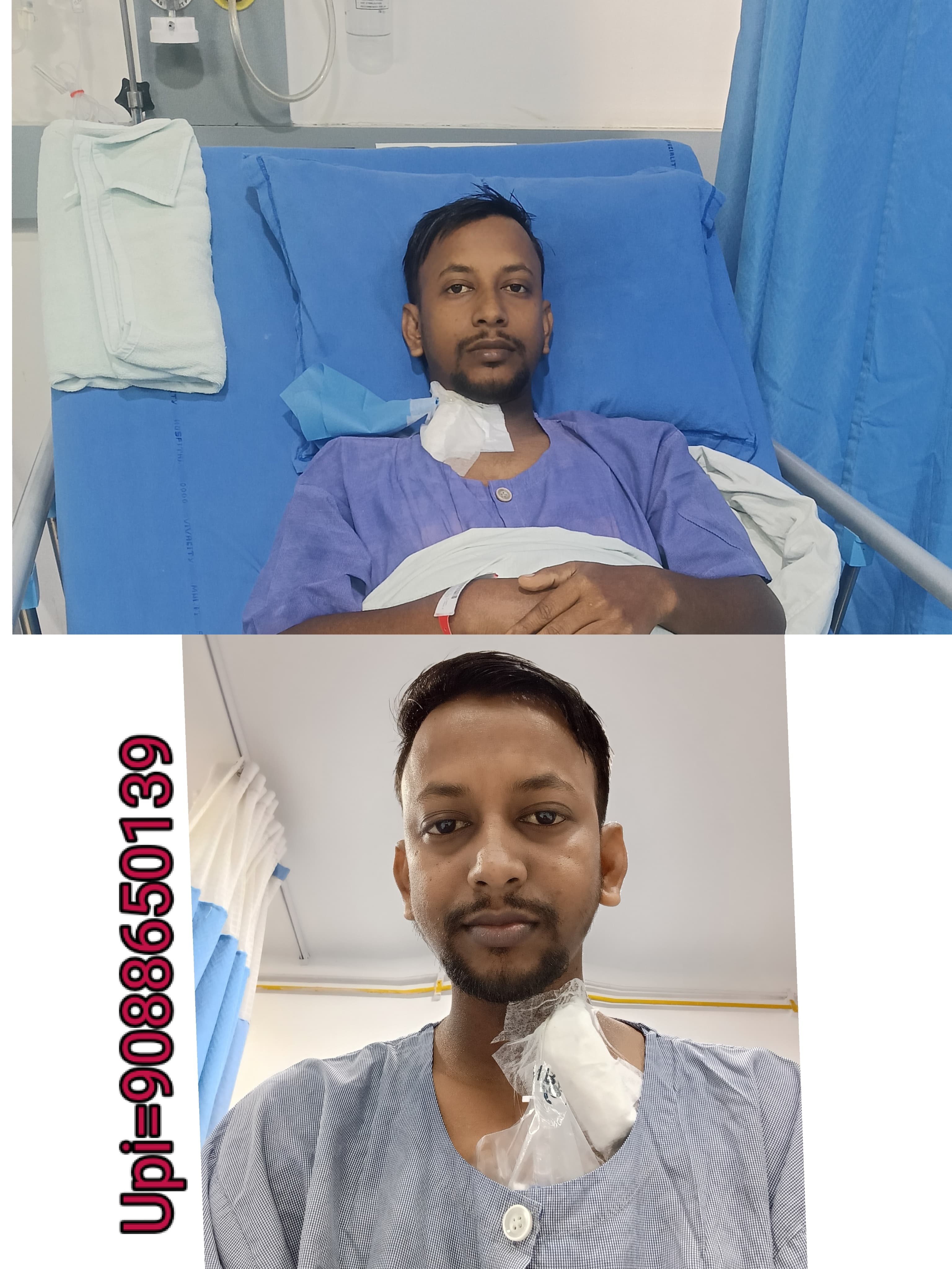 Palash Mondal, the patient this campaign supports